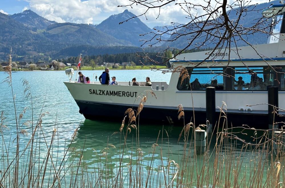 Wolfgangseeschiff in der Station Ried